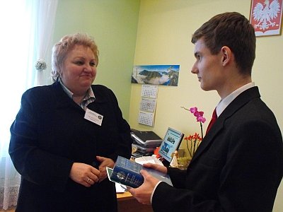 p. Dyrektor i Piotrek Włodarz